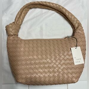 A New Day Tan Woven Women's Bag